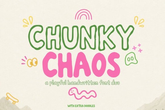 Chunky Chaos Font